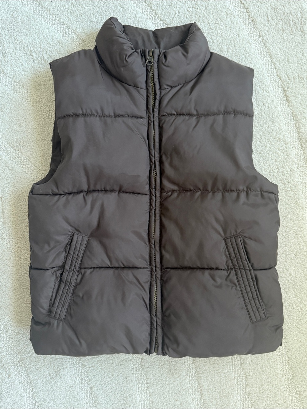 Brown Puffer Vest